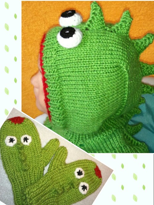 Rukavičky Dinosaurus — foto 5