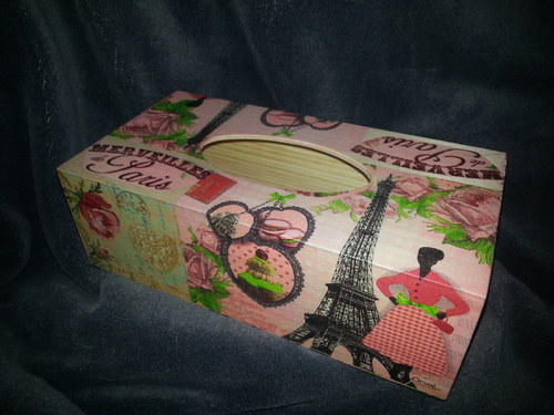 Krabička na kapesníky Paris — foto 2