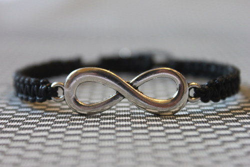 Infinity.. Náramek makramé/shamballa — foto 5