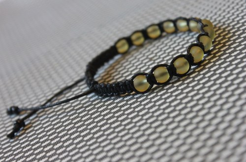 Náramek makramé/shamballa — foto 5