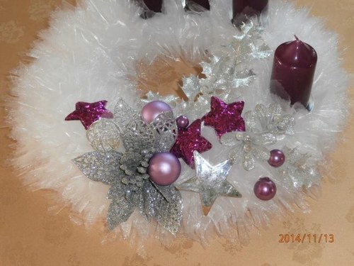 Vánoční-adventní věneček — foto 2