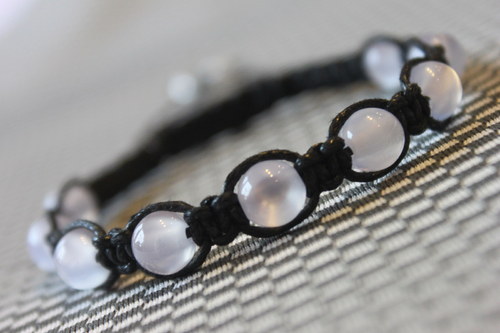 Náramek macramé/shamballa — foto 3