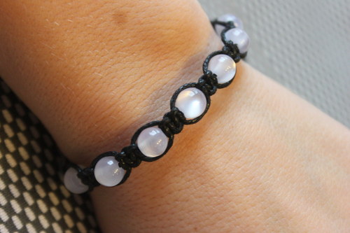 Náramek macramé/shamballa — foto 4
