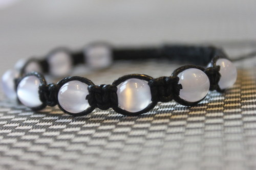 Náramek macramé/shamballa — foto 6