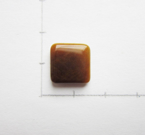 Tygří oko kabošon, 12x12x2 — foto 2