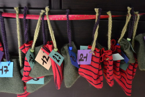 Adventní kalendář - recyklovaný. — foto 2