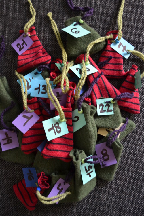 Adventní kalendář - recyklovaný. — foto 3