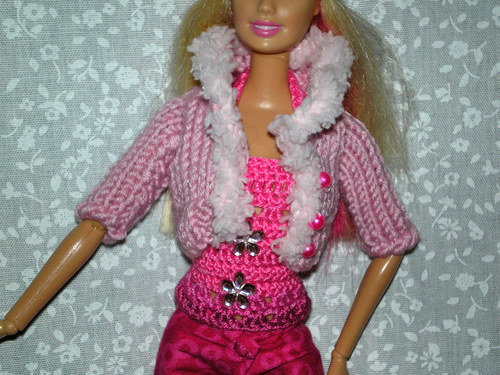 Růžové sako pro barbie — foto 4