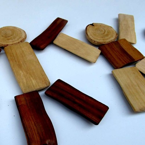 Dřevíčka - magnety + pytlíček — foto 3