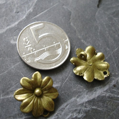 Kytičky cca 16x17mm - 2 ks - SBO — foto 3