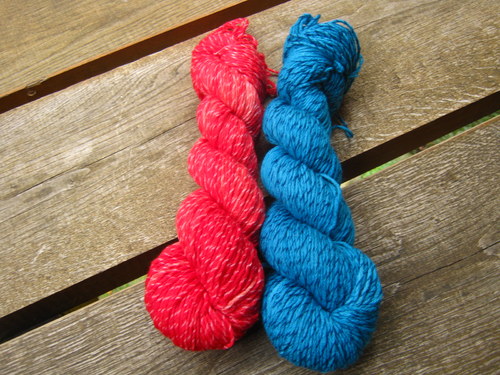 100% merino "Červená modrá" — foto 2