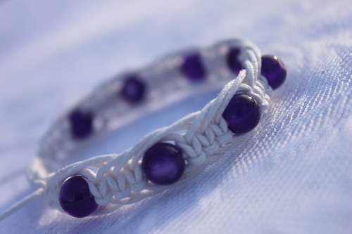Náramek macramé/shamballa — foto 2
