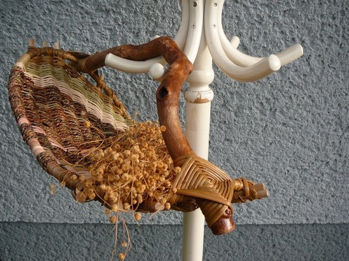 Košík ,,Robinson,,- přírodní madlo — foto 2