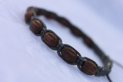 Pro něj.. Náramek makramé/shamballa — foto 3