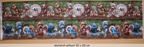 Medvídci v pruzích - panel - sleva z 111,- Kč — foto 3