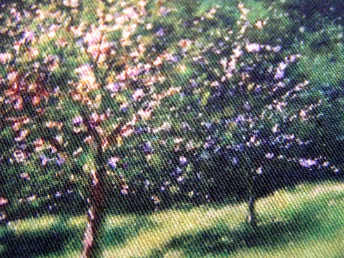 Kvetoucí jabloně (1) (látkový panel) — foto 2