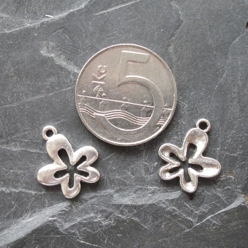 Kytičky cca 15x16mm - 2 ks - SST — foto 2