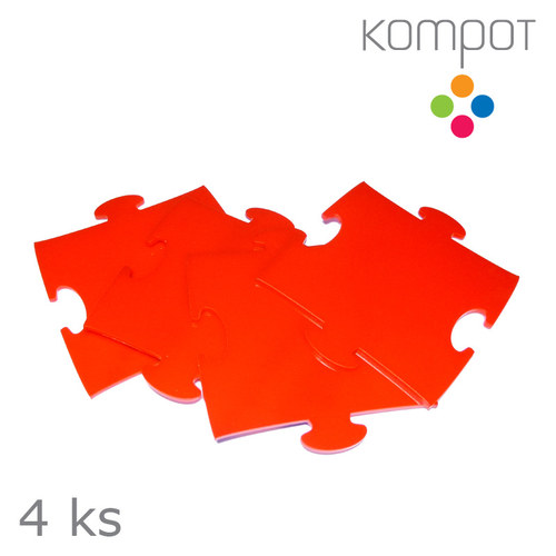 Podtácky puzzle 4 ks :: více barev — foto 4