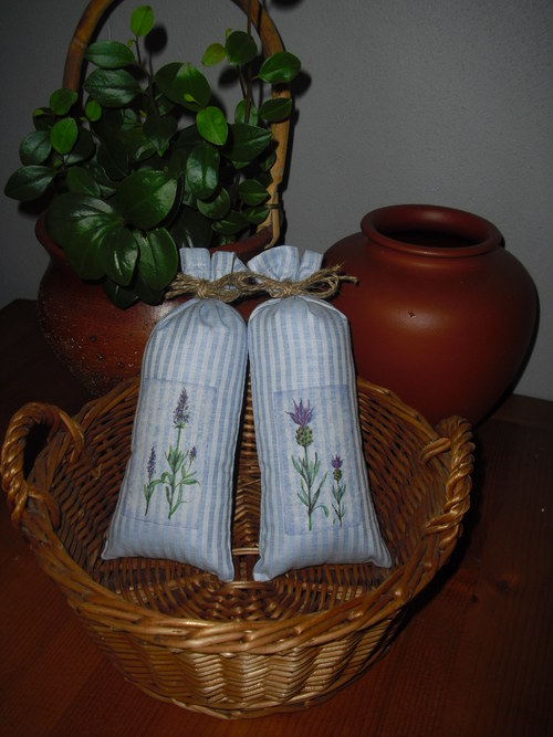 Modrý levandulový pytlík — foto 2