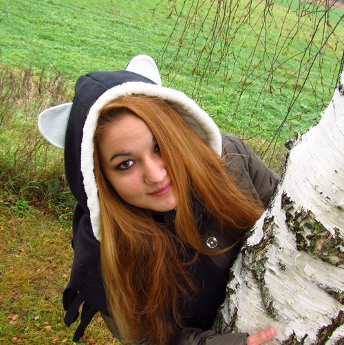 IHNED: Šála s kapucí - s oušky dívčí — foto 2