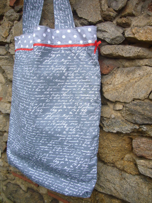 Taška nákupka - "Ittalic punta " grey — foto 2