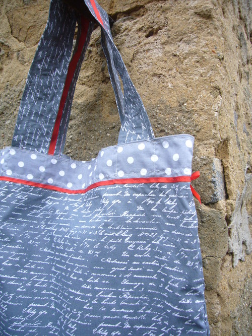 Taška nákupka - "Ittalic punta " grey — foto 4