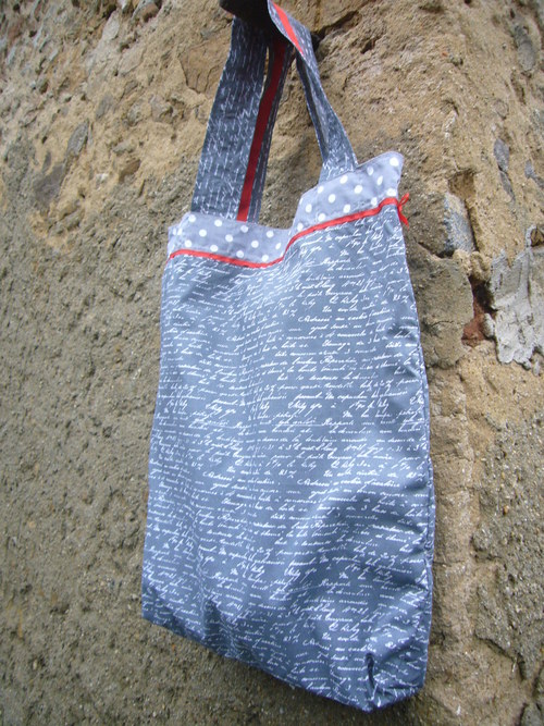 Taška nákupka - "Ittalic punta " grey — foto 5