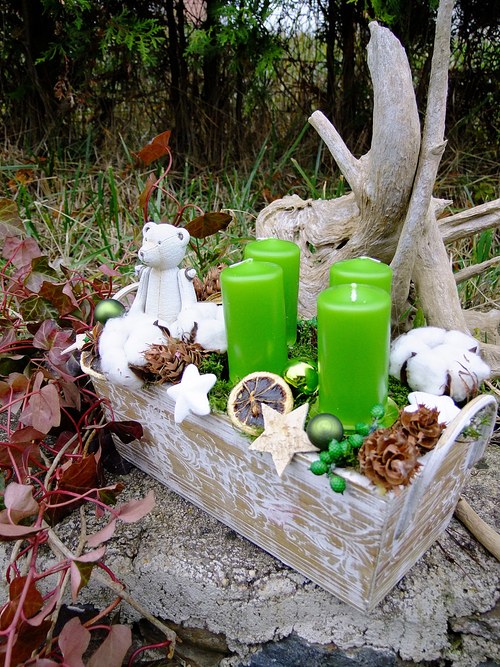 Adventní ošatečka - Medvídek v lese — foto 2