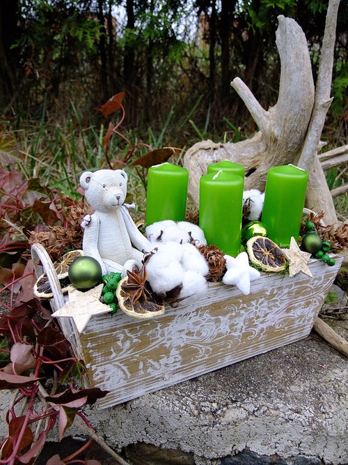 Adventní ošatečka - Medvídek v lese — foto 3