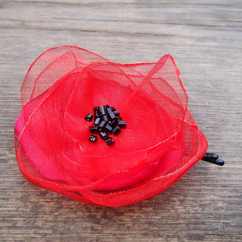 Vlčí mák – sponka — foto 4