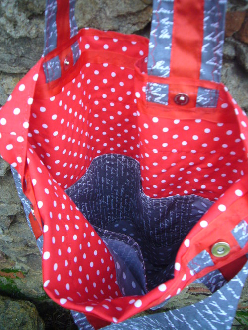 Taška nákupka - "Ittalic punta " red — foto 3