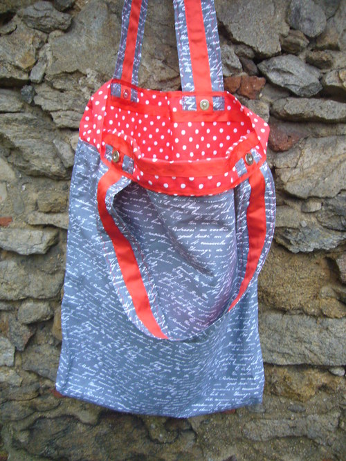 Taška nákupka - "Ittalic punta " red — foto 5