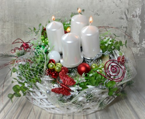 Vánoční svícen Hvit vinter — foto 3