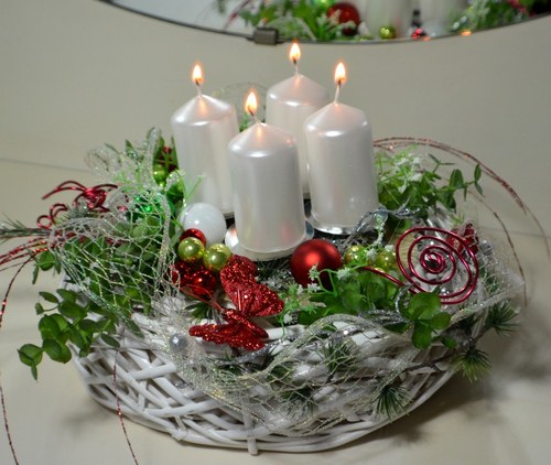 Vánoční svícen Hvit vinter — foto 4