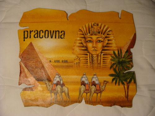 Cedule na dveře Pracovna — foto 2