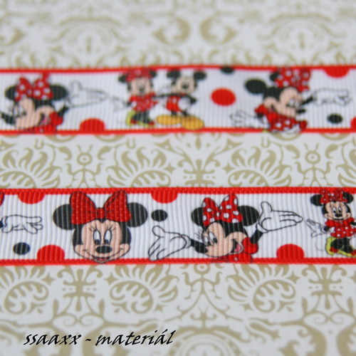 Stuha 22mm, Minnie a Mickey — foto 2