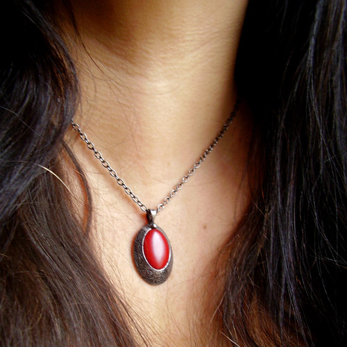 Kardinál - náhrdelník — foto 4