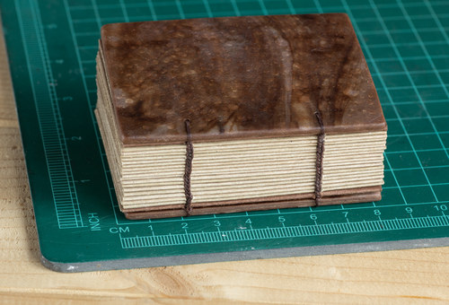 #27 Mramorovaný .. (Polymer Clay Mini Book .. ) — foto 5