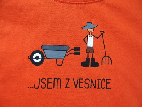 Tričko XL " Jsem z vesnice " — foto 2