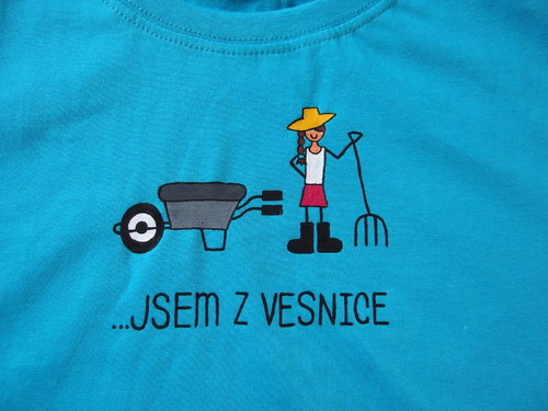 Tričko XL " Jsem z vesnice " — foto 2