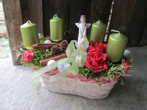 Anědělský adventní svícen — foto 2