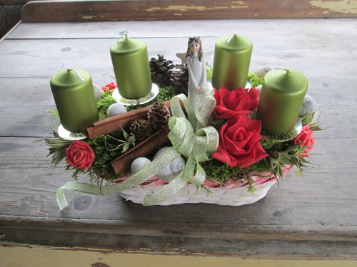 Anědělský adventní svícen — foto 3