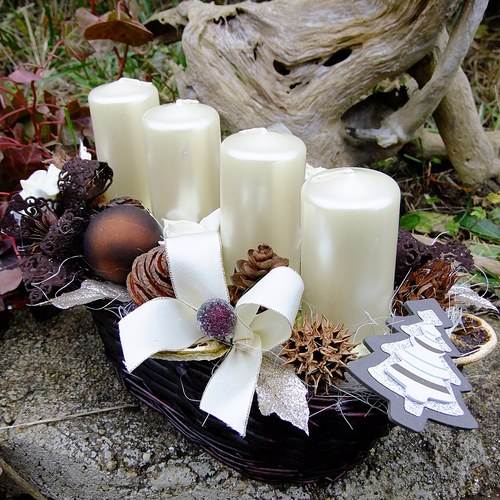 Adventní ošatečka - Cukr, káva, čokoláda — foto 4