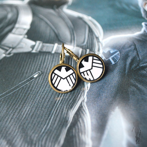 Náušnice 'S.H.I.E.L.D' — foto 3