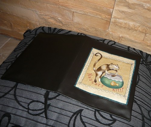 Obal na knihu-Kočičák s rybkou — foto 3