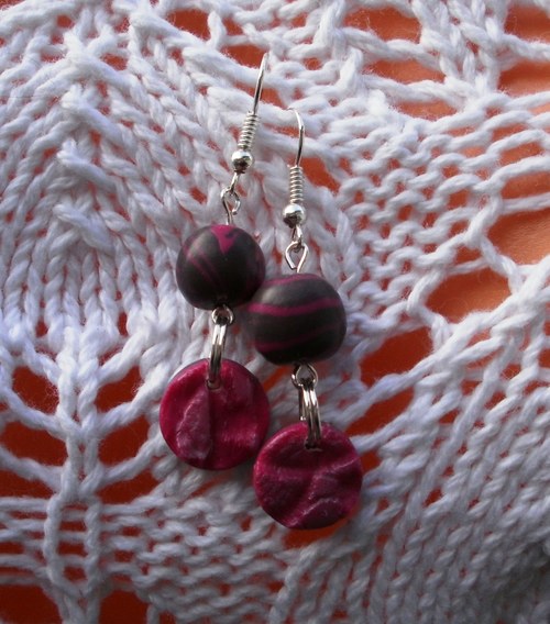 Fimo náušnice — foto 2