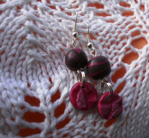 Fimo náušnice — foto 3