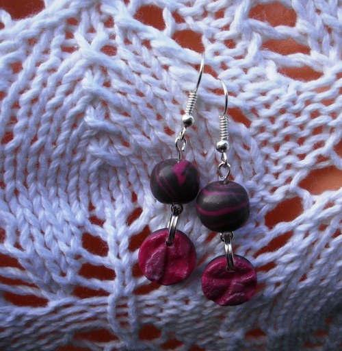 Fimo náušnice — foto 4