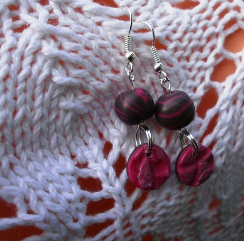 Fimo náušnice — foto 5