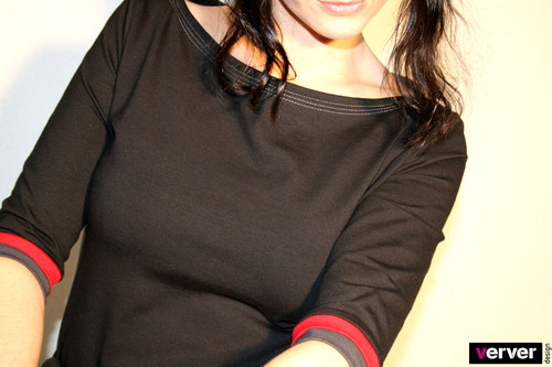 Šaty černé "sakury" — foto 3